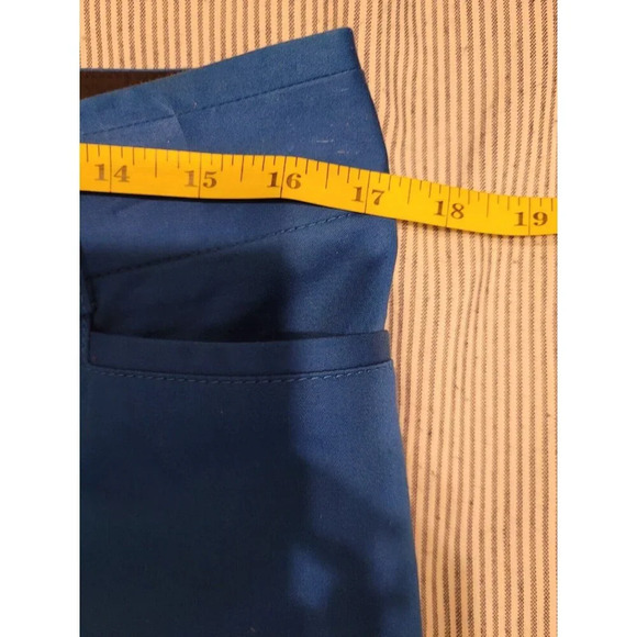 Express Womens Columnist Barely Boot Royal Blue Pants Size 8 - Picture 12 of 14